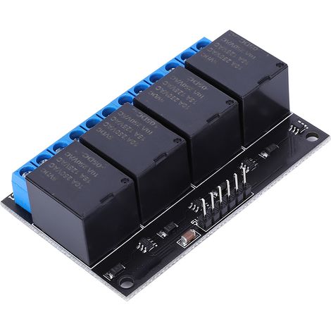 Module relais bistable 4 canaux auto-verrouillage, commutateur de commande bas niveau 5V pour MCU, précision élevée (1/5)