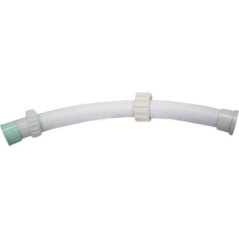 Ubbink – Tuyau d'aspiration PVC 38 mm – Longueur 59 cm – Compatible filtre à sable Ø 400 mm – Raccord 1 1/2 pour filtration piscine