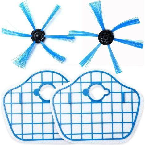 Spazzola laterale e filtro HEPA per aspirapolvere robot Philips FC8013 FC8774 FC8772 FC8776: ricambi (1/5)