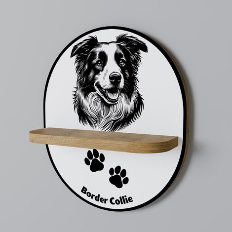 BORDER COLLIE Mensola ovale (1/5)