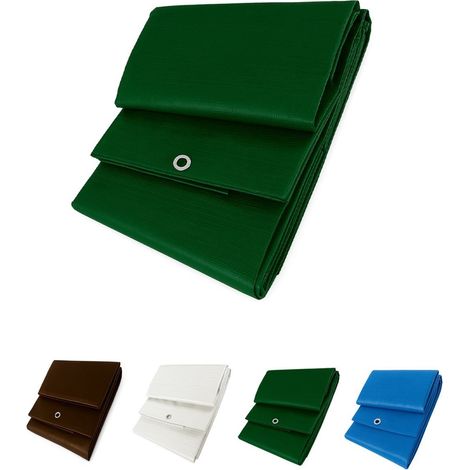 Toldo Reforzado Impermeable Lona Multiusos Con Ojales Resistente Interior y Exterior