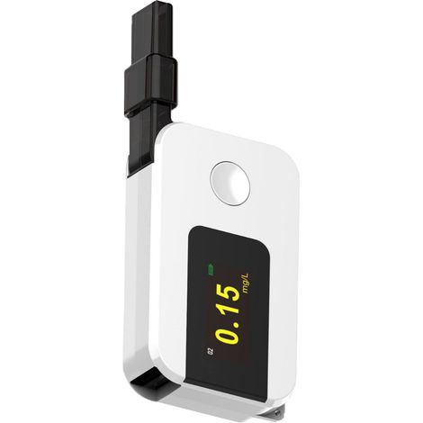 【Maison connectée】Alcootest portable, appareil de mesure de l'alcoolémie de haute précision, équipé d'un écran d'affichage numérique, adapté à un usage domestique et personnel (1/5)