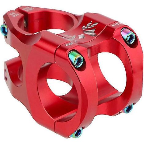 Pont pour vélo de route et VTT, potence réglable de 35 mm, rouge (1/5)