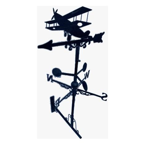 Girouette de toit style flèche modèle Avion avec support universel (1/5)