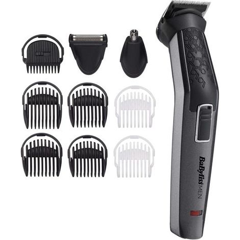Tondeuse multi-usages 10 en 1 - Sans fil - 7 guides - Pochette - Noir - BABYLISS (1/5)
