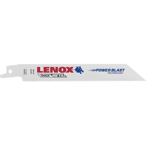 Lama per seghetto alternativo 614R L.152mm P.19mm TPI 14 5 pezzi/cartoncino