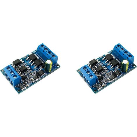 Module de commande de déclenchement MOSFET haute puissance 2X DC 4V -60V avec contrôleur PWM réglable et double module MOSFET (1/5)