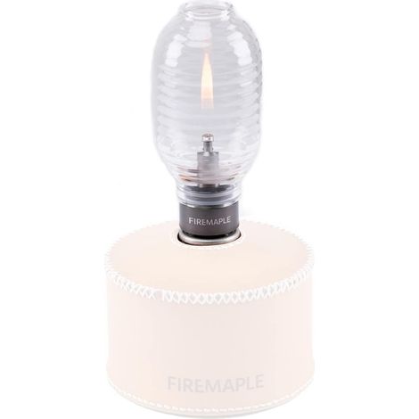 Lanterne de Camping à Gaz Portable en Verre, Acier et Aluminium, Luminosité Réglable Eclairage et Lampe de Camping Equipement de Camping d'urgence Essentiel (1/5)