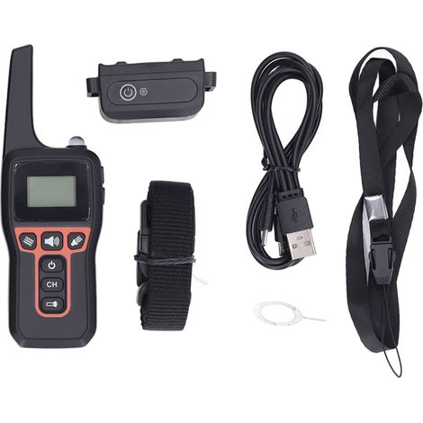 Collier de dressage anti-aboiement 529V avec télécommande, 3 modes vibrants pour chien, contrôle à distance efficace. (1/5)