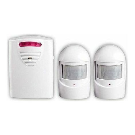 Ahlsen Sistema de alarma de seguridad, 1 receptor y 2 sirenas inalámbricas (1/5)