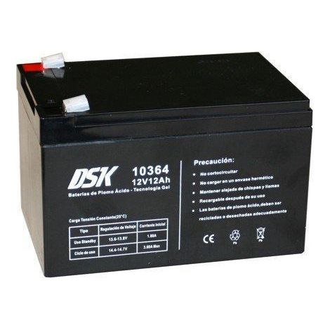 12Vdc 12Ah GEL-BLEIBATTERIE 151x98x95mm DSK