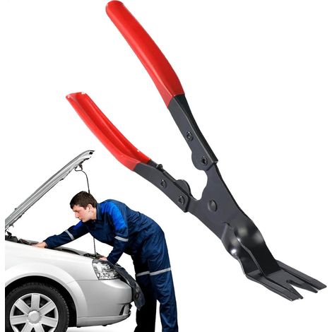 Outil de démontage de rivet Pince à déchirer pour clips en plastique, outil de réparation de revêtement de voiture – Pour décoration intérieure de voiture, tableau de bord, roue, porte, rembourrage (1/5)