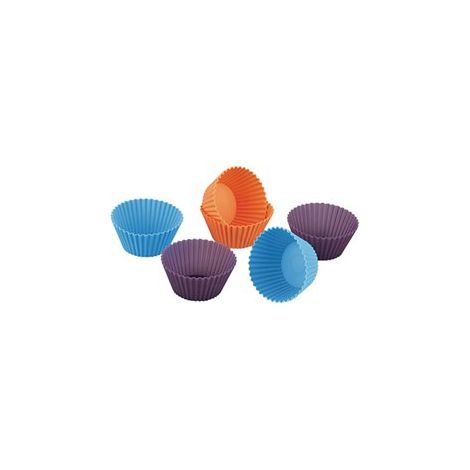 LIFESTYLE moldes magdalena silicona 7 cm 3745 , Moldes magdalena silicona 7 cmMarca: LifestyleBlister de 6 moldes para magdalenas de silicona, recipientes que resisten los (1/2)