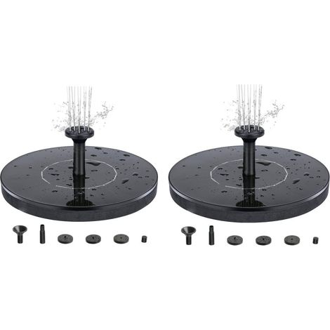 Fontaine solaire INF (lot de 2) 16 cm - Fontaine solaire/Fontaine à eau (1/5)