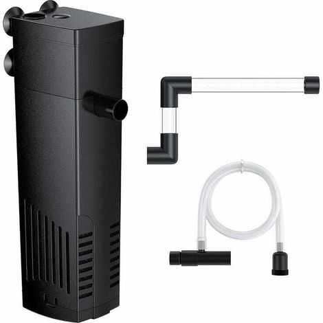 Filtro interno per acquario, pompe e filtri per acquari d'acqua dolce o salata, acquari per tartarughe, da 20 a 40 litri (1/4)