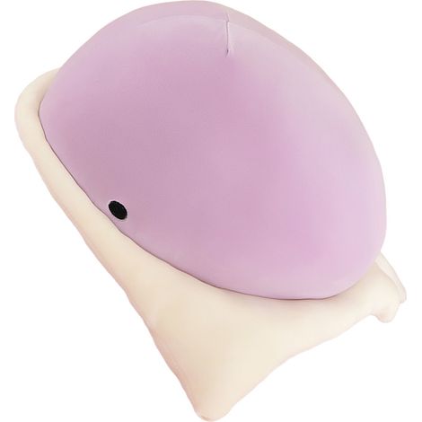 Peluche dessin animé, taille idéale, douce et moelleuse, en coton, couleurs vives, mignonne et multifonctionnelle, coussin décoratif violet pour la maison, le bureau ou la voiture (1/5)