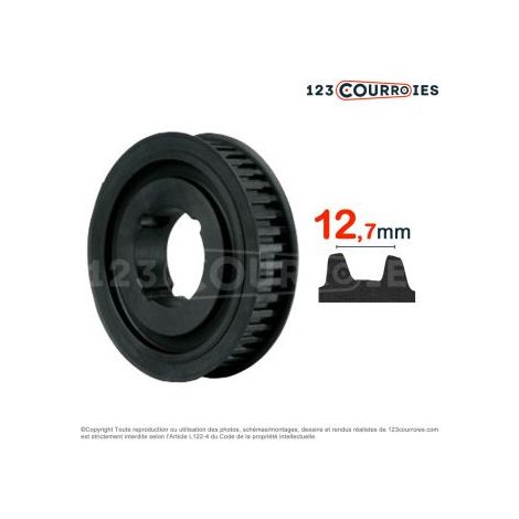 Poulie dentée moyeu amovible PDH075014MA
