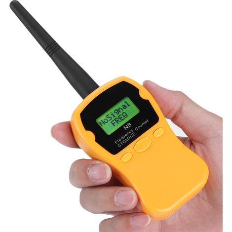 N8 Tragbares Funkfrequenzmessgerät mit Zähler und Walkie-Talkie-Funktion, inklusive CTCCSS/DCS-Decoder für Auto und Marine (Orange) (1/5)