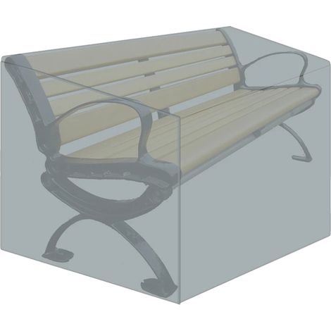 Funda para banco de exterior, impermeable, resistente a los rayos UV, 3 plazas, 162x66x89 (1/2)