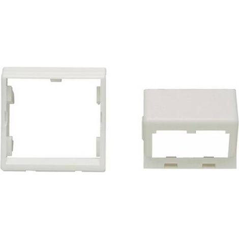 Panduit CFPFS2AW - MINI-COM Ghiera 45x45 inclinata 2 porte