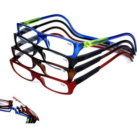 +1.5 Lunettes de lecture magnétiques bicolores (4 paires)-Ywey (1/4)