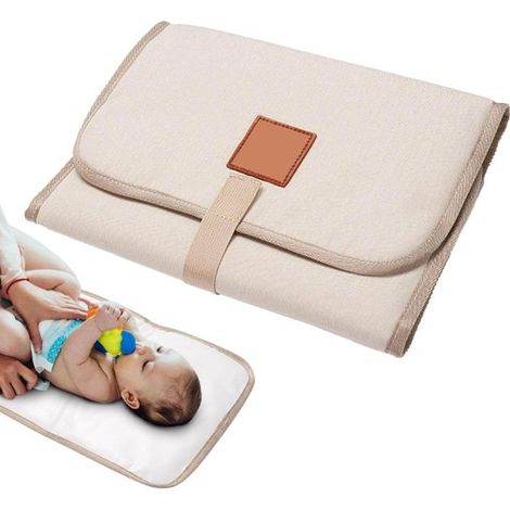 Allecto Plus Fasciatoio portatile e impermeabile per neonati, tappetino da viaggio ideale come regalo per i più piccoli. (1/5)