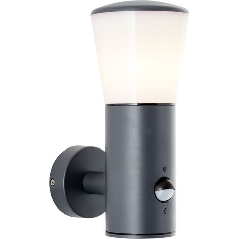 Brilliant LED Außen-Wandleuchte Cliffi aluminium mit Bewegungsmelder E27 28 W Wandleuchten (1/5)