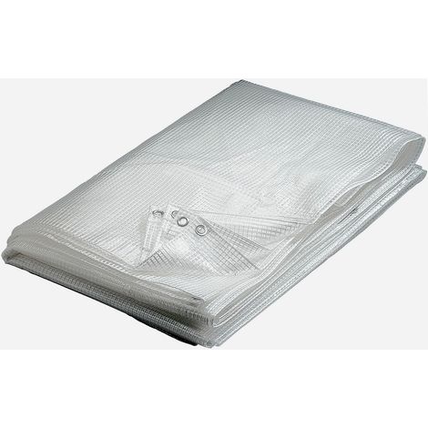 Bâche 160 g/m² Polyéthylène Armé Taille 2 x 3 m Transparente (1/5)