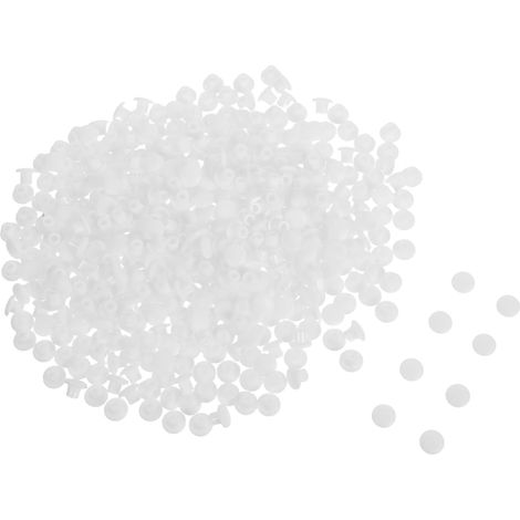 Garneck Lot de 500 cache-vis en plastique, ronds décoratifs pour (1/5)