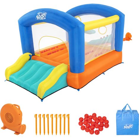 Leap & play constant air aufblasbares trampolin, 289 x 213 x 173 cm - Bestway - 53427