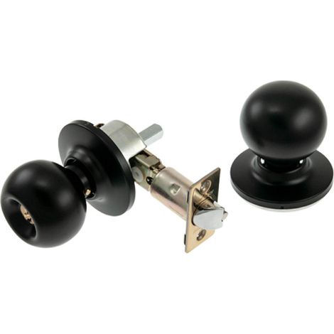 Poignée de porte boule Noir Fonction 02 (1/5)