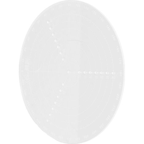 Compas circulaire de centrage pour le tournage sur bois, outil pour centrer et tracer des cercles, diamètre 20 cm, épaisseur 3 mm (1/5)