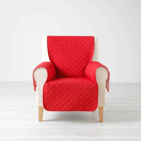 Protège Fauteuil "Lounge" 165x179cm Rouge (1/3)