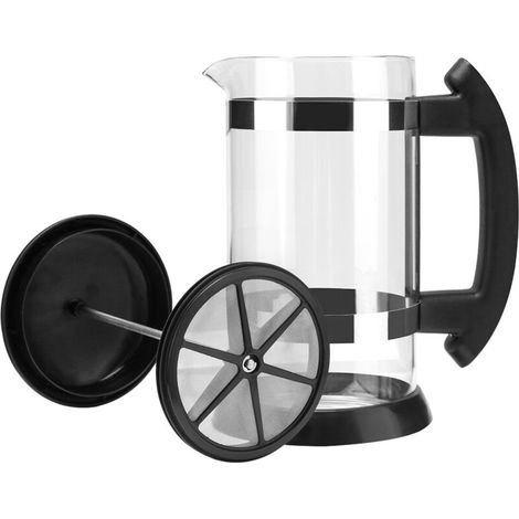 I Cafilas 1000ml stainless steel French press coffee maker with tea filter and flavored tea filter (1/5)