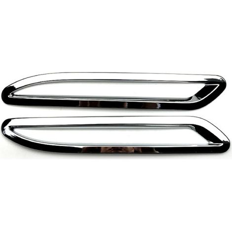 Pare-chocs arrière Cadre de phare antibrouillard Adapté pour Be-nzz M-erc-edess Classe A A180L A200L Nouvelle Classe A, Bande décorative de phare antibrouillard arrière, Modification extérieure, Plaqu (1/3)