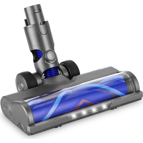 Brosse de rechange pour aspirateur Dyson V6 DC59 DC61 DC62 DC74 compatible avec la lumière LED pour le nettoyage des sols