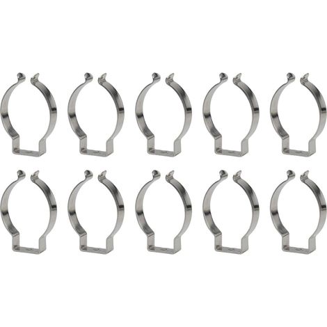 Support ressort, 10 pièces, 41mm, acier ressort, pour jardin (1/5)