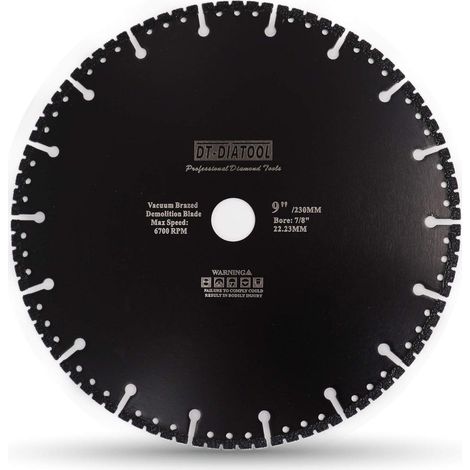 Trennscheibe Diamant 230 mm Stahlbeton Metall Alu PVC 1 230mm (1/5)
