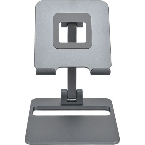 Support de tablette en alliage d'aluminium pliable et réglable pour téléphone portable, bureau et bibliothèque (1/5)