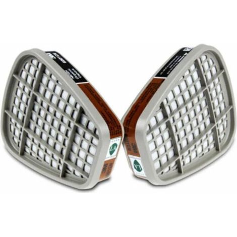 SABIR 3M Filtre 6001CN Cartouche A2 pour Respiratoire Serie 6000 – 2 Cartouches (1 Paire) (1/4)