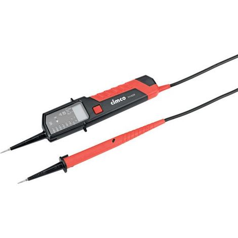 Tester di Tensione Cimco LED LCD 690V AC/DC Nero