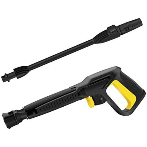 Nettoyeur haute pression avec pistolet de nettoyage professionnel, équipé d'une buse réglable, machine de nettoyage haute pression, pistolet mural pour lavage de voiture. (1/5)