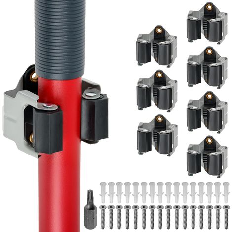 8x Gerätehalter Besenhalter Gartengerätehalter Stielhalter Werkzeughalter (1/4)