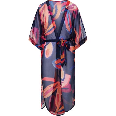 Accappatoio da spiaggia da donna Papaya Esotiq Blu navy S/M (1/5)