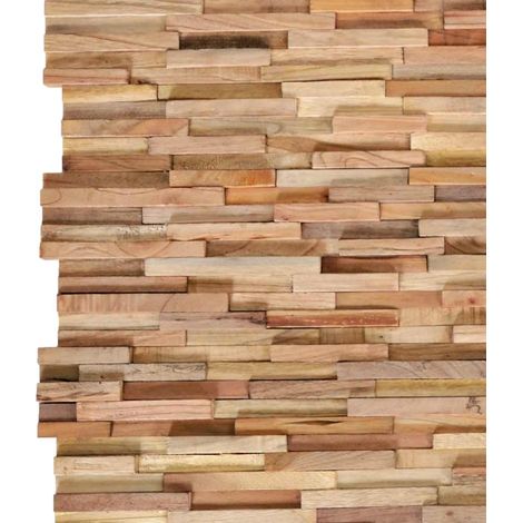 Maison Exclusive - Pannelli per Pareti 10 pz 1,08 m² in Legno Massello di Teak (1/5)