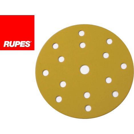 RUPES MP330 DISCO FORATO ABRASIVO 15 FORI DISCHI FORATI ABRASIVI Ø150 mm 10 PZ - 150 (1/4)