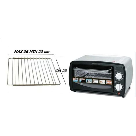RIPIANO GRIGLIA FORNO FORNETTO UNIVERSALE REGOLABILE CM 36 - 23 X 23,3 PICCOLA
