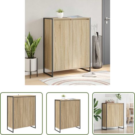 Schuhschrank Sonoma - Schuhschrank mit Speicher Sonoma 79 x 36 x 100 cm Holzwerkstoff (1/5)