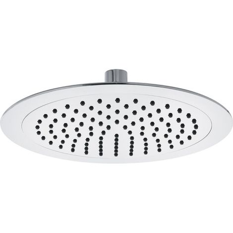 Schläfer 136020 Soffione Doccia Tondo in Ottone Cromato da 25cm, Design a Pioggia Anticalcare ad Alta Pressione in Abs, Ideale per Cabina Doccia Monsun de Lux con Snodo Regolabile Universale G (1/5)