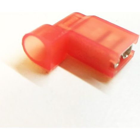 Cosse de câble 6,3x0,8 Femelle Preisolees à Drapeau Rouge